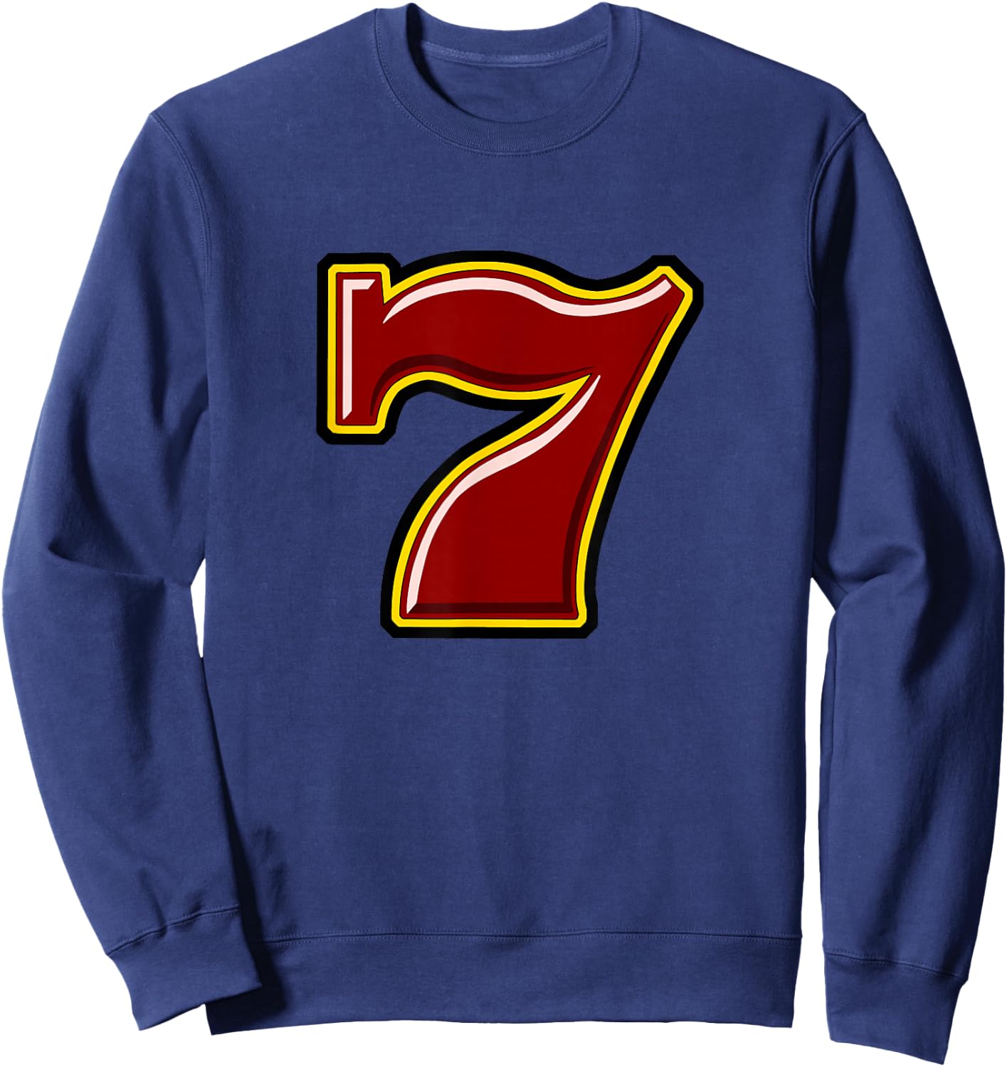 Lucky number seven Sweatshirt - Sweatshirt | Navy