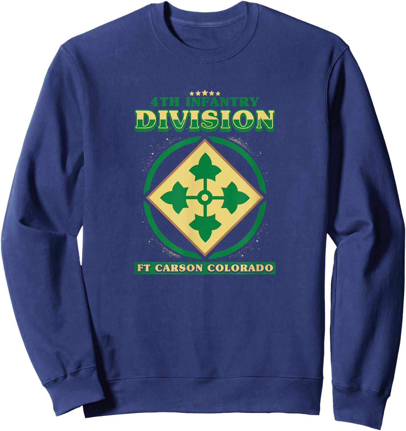 4th Infantry Division Shirt Fourth ID Sweatshirt - Sweatshirt | Navy