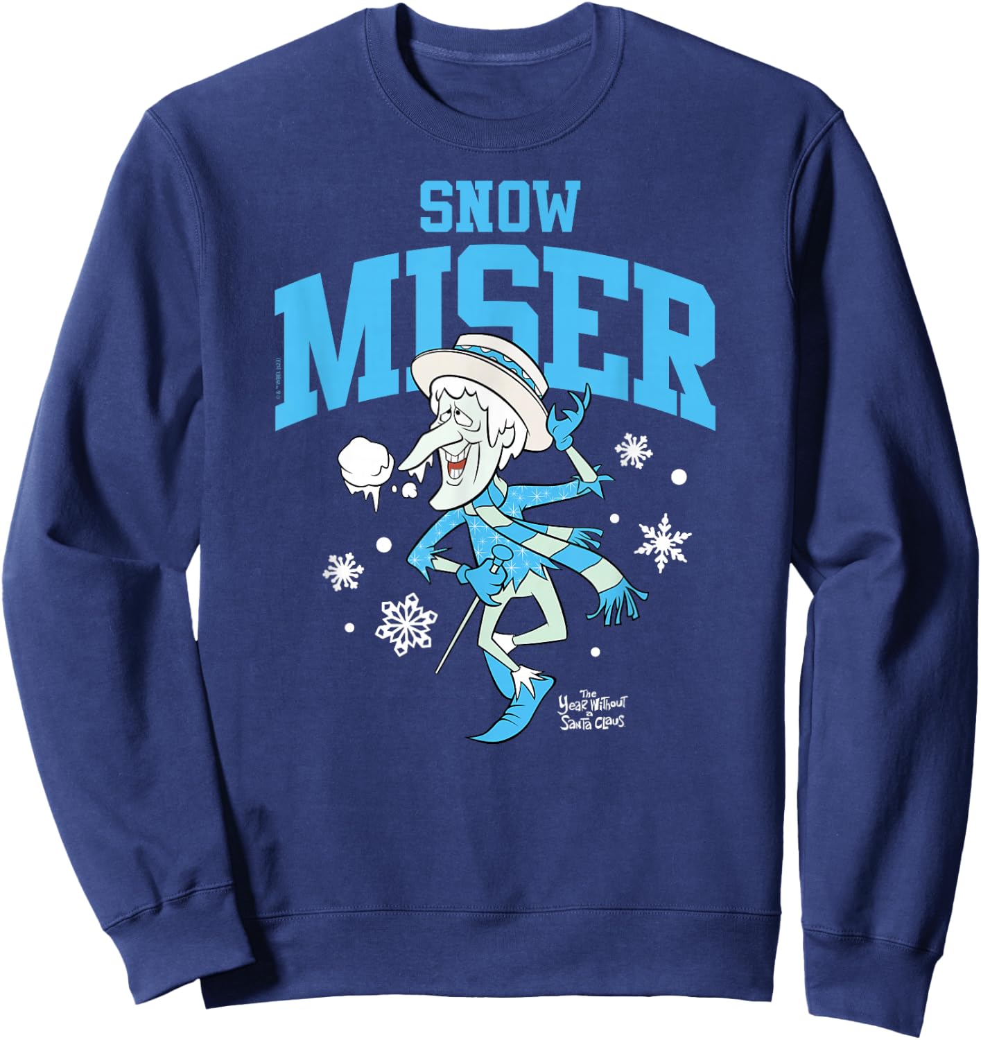 The Year Without Santa Claus - Snow Miser Sweatshirt - Sweatshirt | Navy