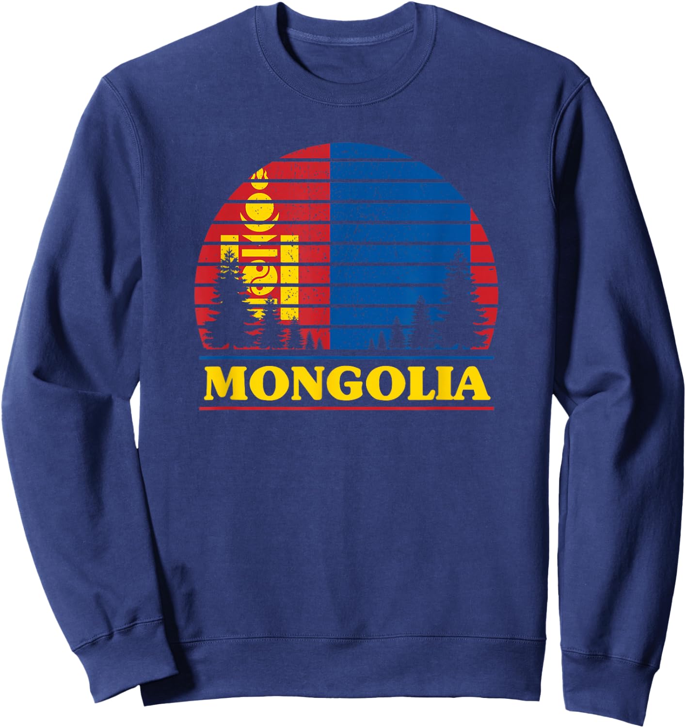 Mongolia Sweatshirt - Sweatshirt | Navy