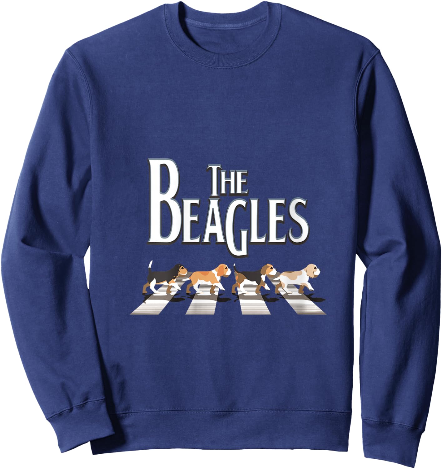 The Beagles, Beagle Dog Funny For Beagle Lovers V-Neck Sweatshirt - Sweatshirt | Navy