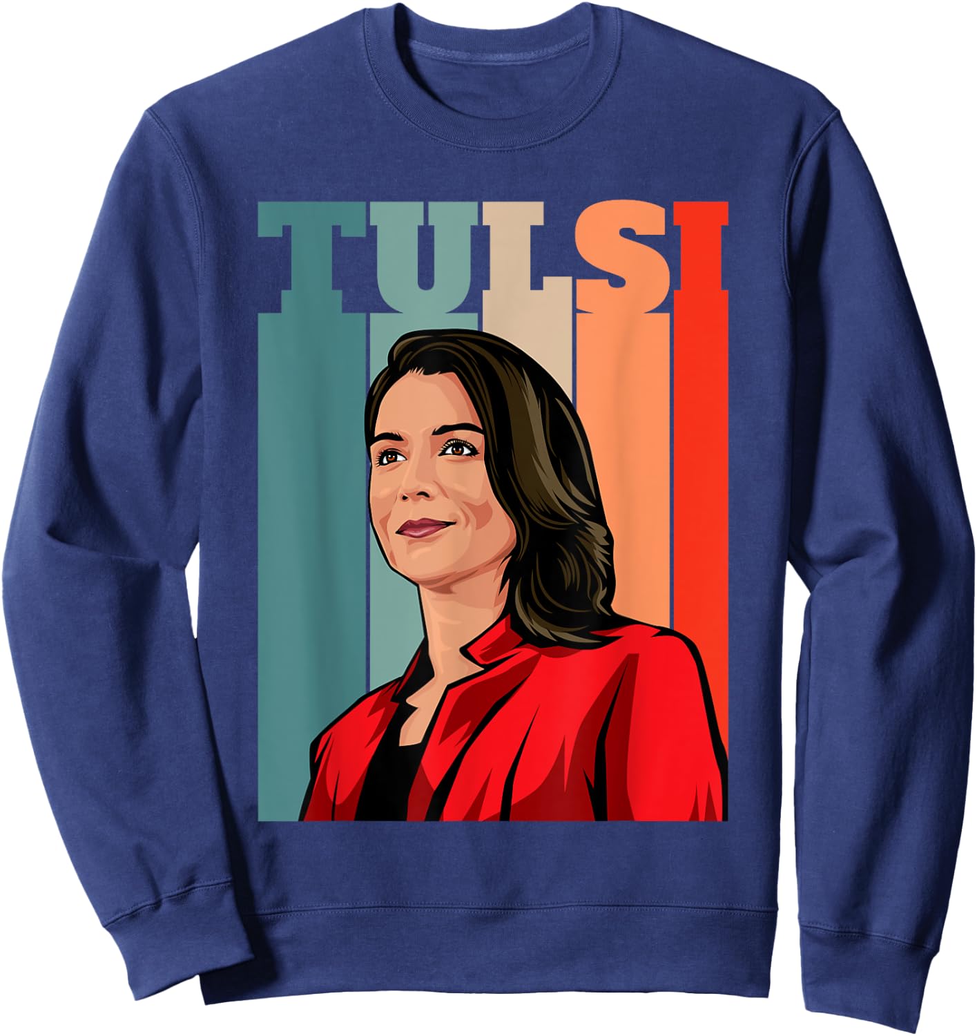 Tulsi Gabbard for First Female President 2028 America USA Sweatshirt - Sweatshirt | Navy