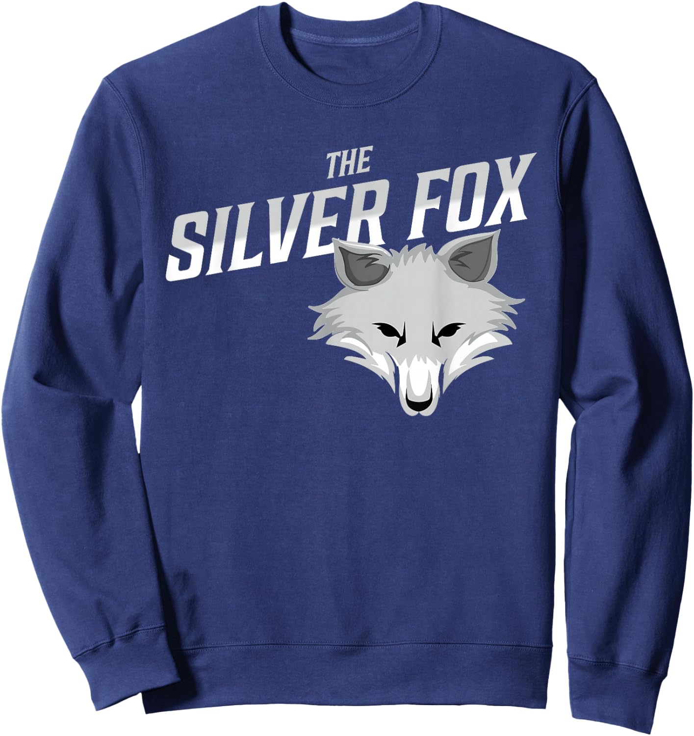 The Silver Fox Holiday Sweatshirt - Sweatshirt | Navy