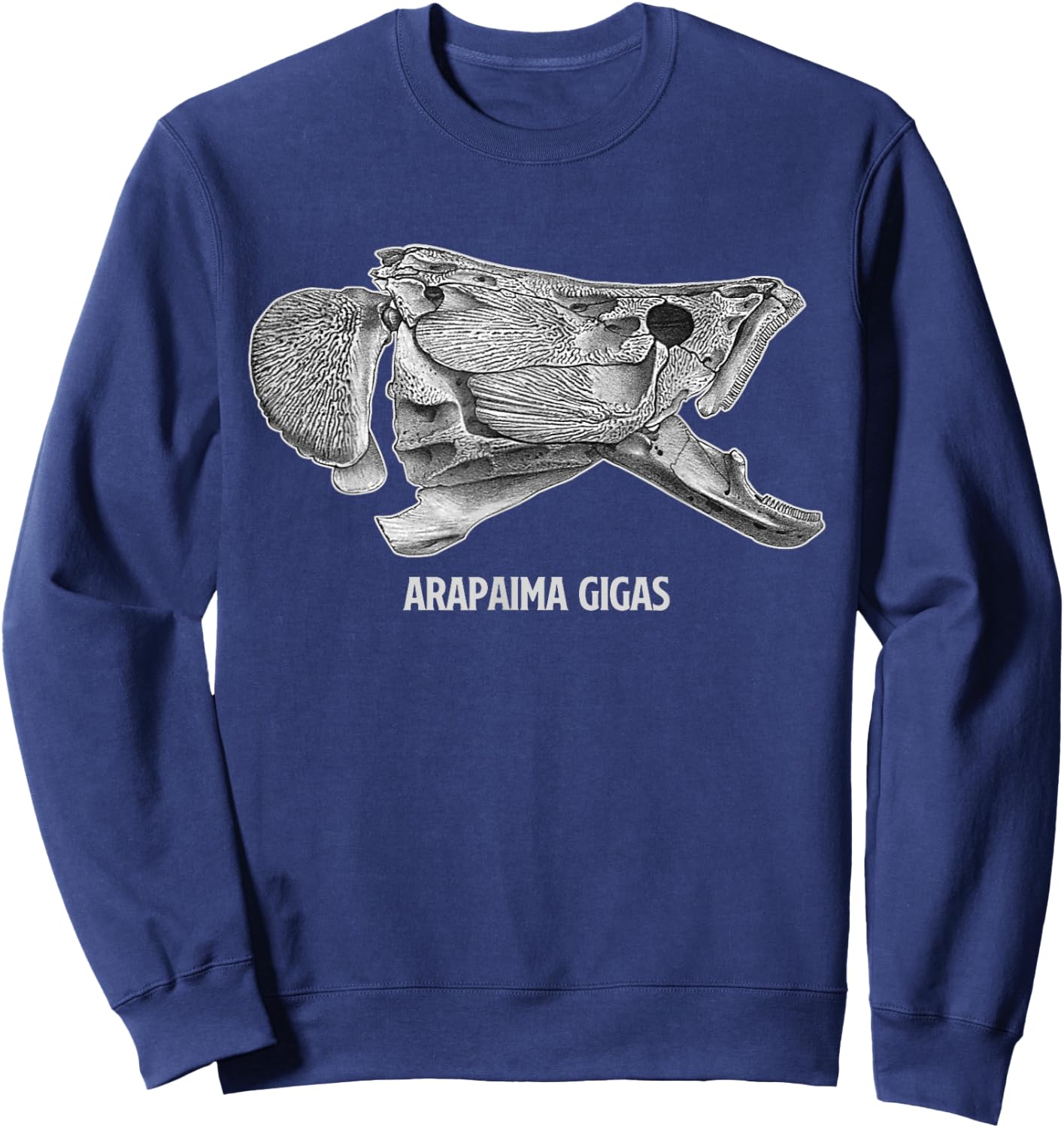 Arapaima Pirarucu Paiche Monster Fish Sweatshirt - Sweatshirt | Navy