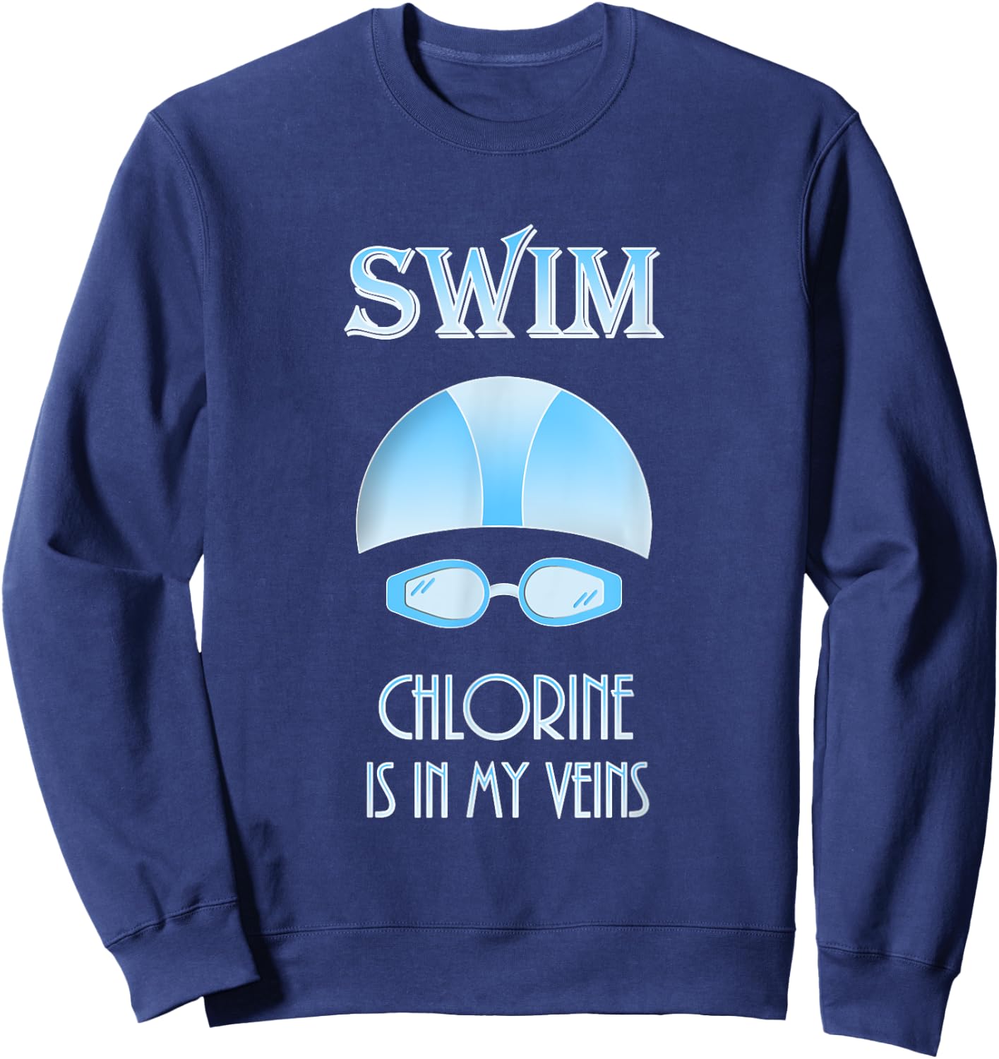 Swimmer Shirt Gifts for Swimmers Boys Girls Adults Swim Team Sweatshirt - Sweatshirt | Navy