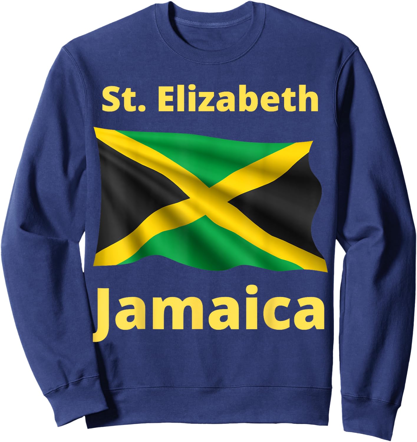 St. Elizabeth Jamaica Design Gift Sweatshirt - Sweatshirt | Navy