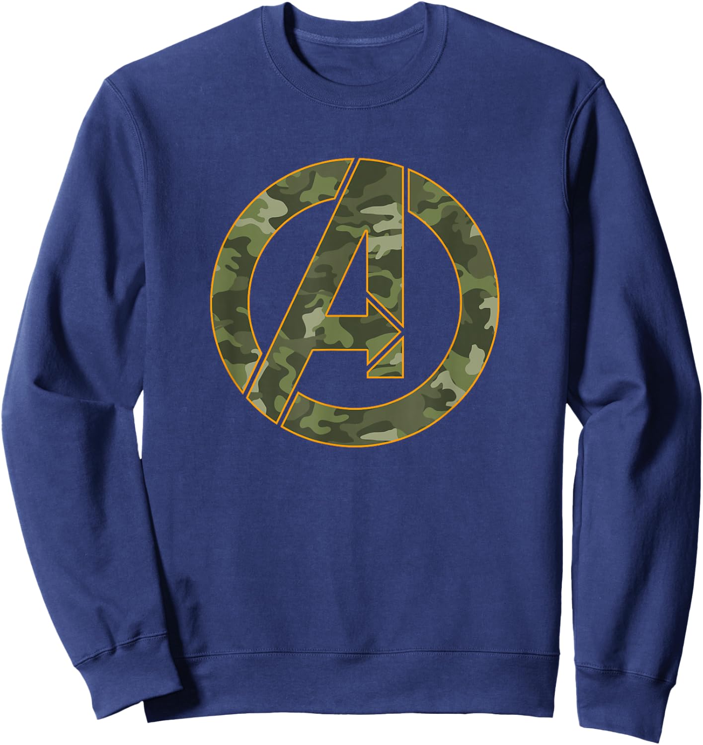 Marvel Avengers Camouflage Logo Sweatshirt - Sweatshirt | Navy