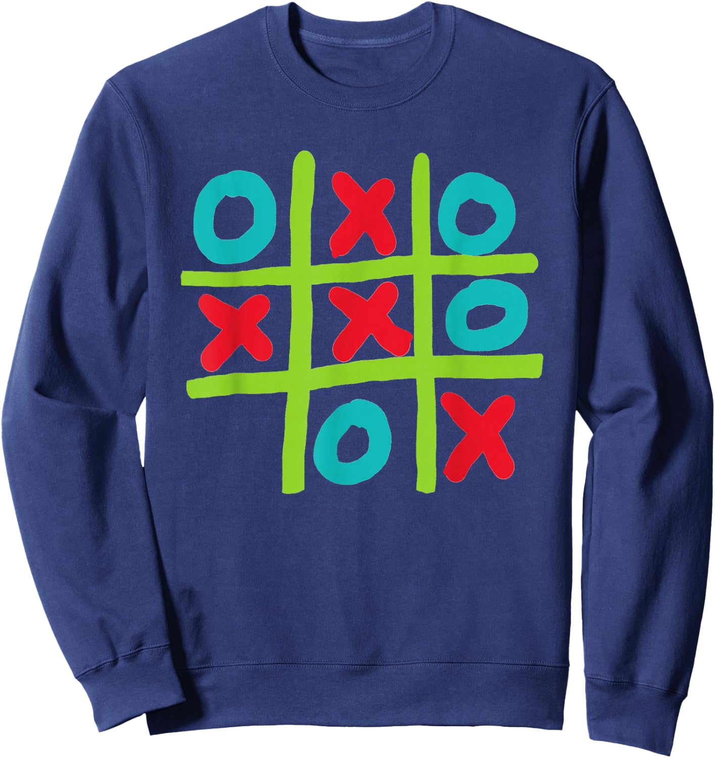Tic-tac-toe Sweatshirt - Sweatshirt | Navy