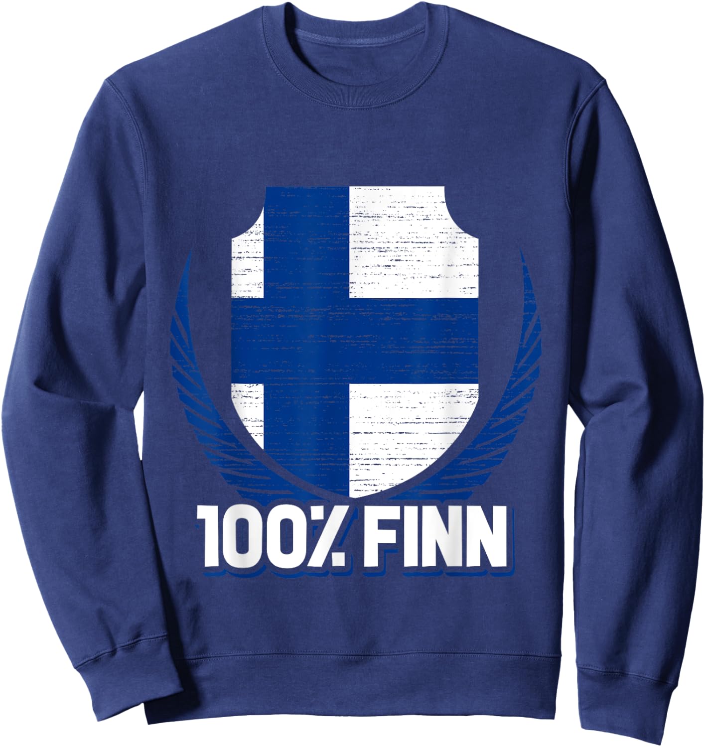 100 % Finn Finland Sweatshirt - Sweatshirt | Navy