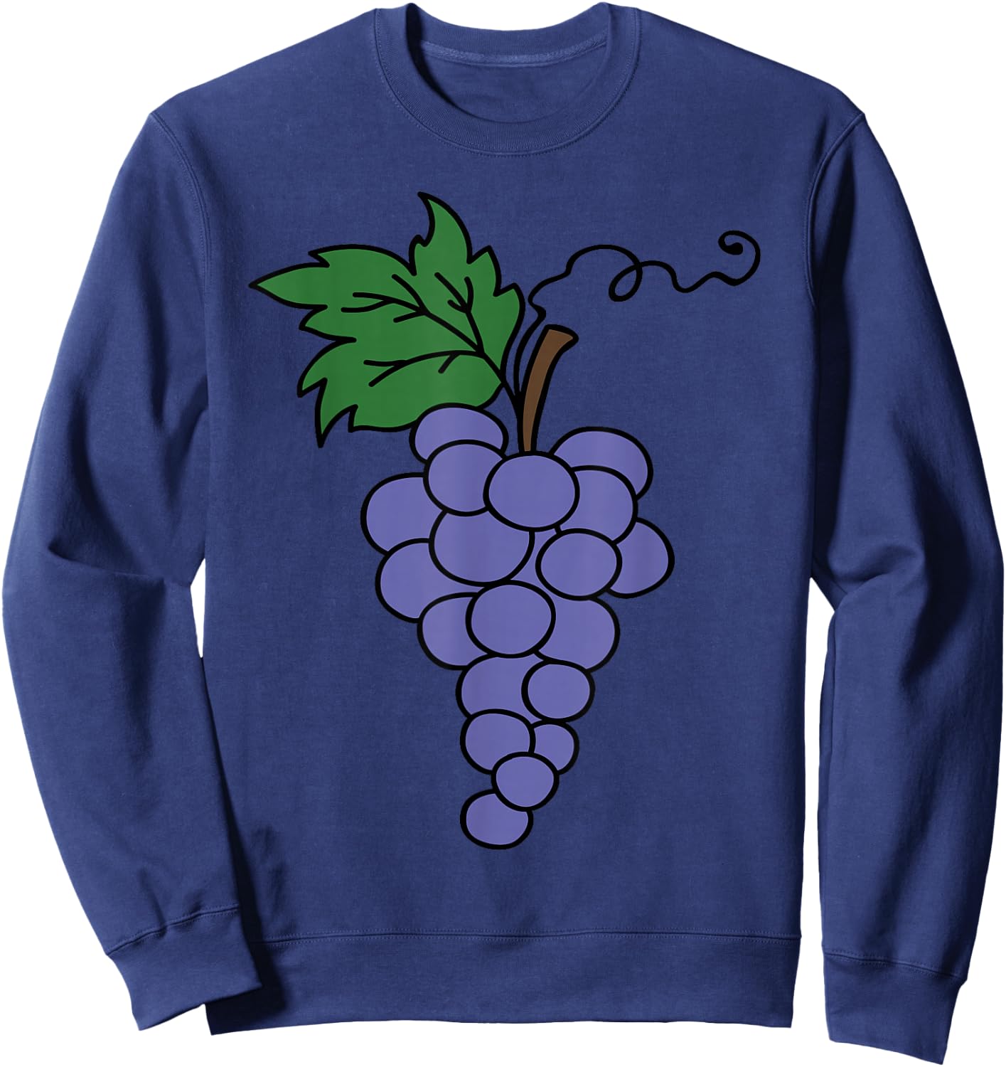 Funny Grape Matching Group Halloween Costume Sweatshirt - Sweatshirt | Navy