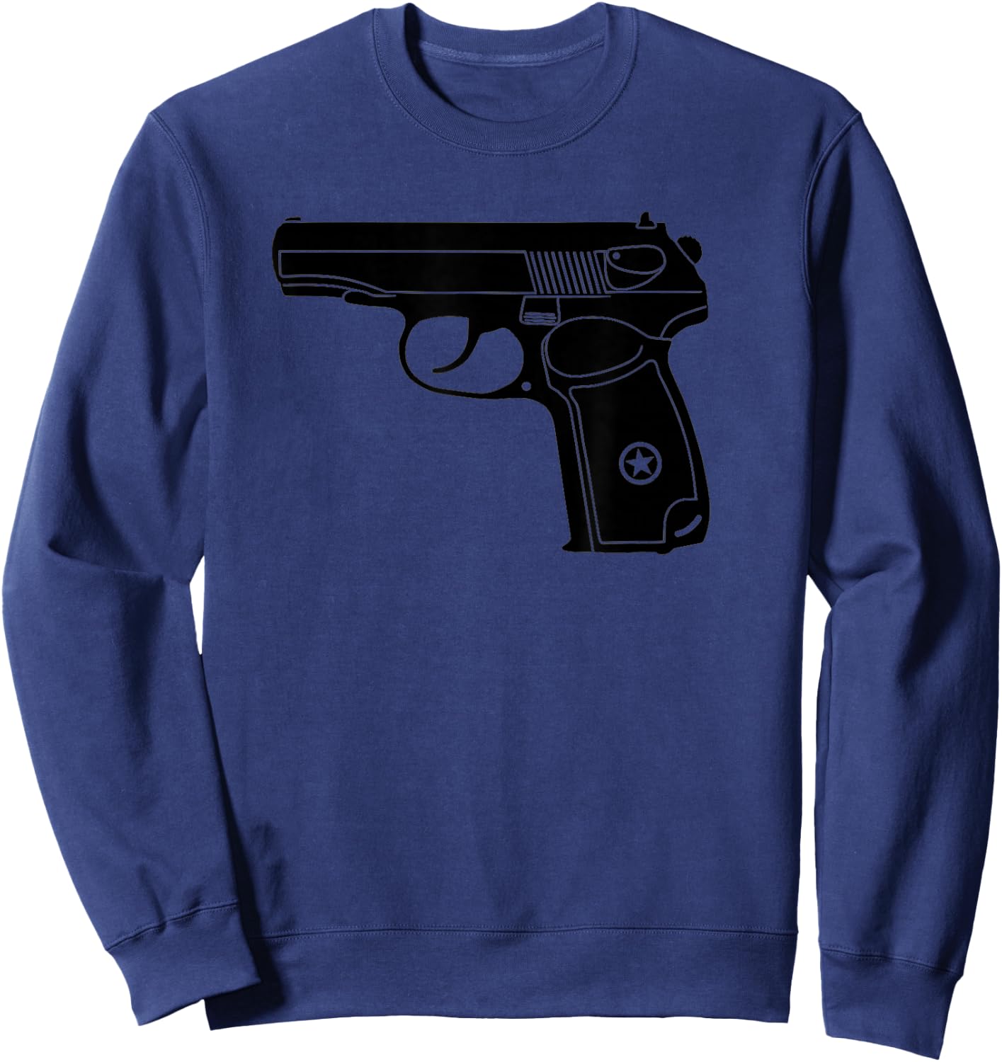 Makarov SOVI8 Vintage Propaganda Gun. Sweatshirt - Sweatshirt | Navy