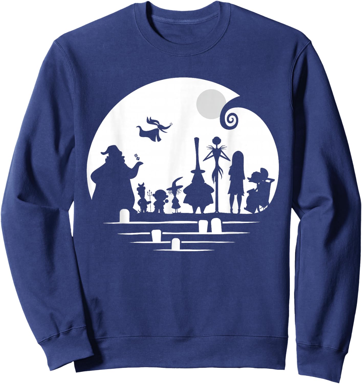 Disney The Nightmare Before Christmas Character Silhouette Sweatshirt - Sweatshirt | Navy