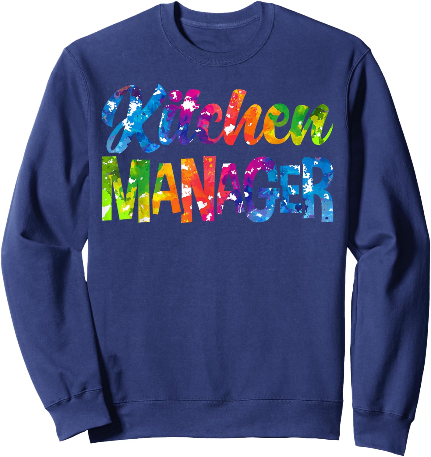 School Cafeteria Lunch Lady Kitchen Manager Sweatshirt - Sweatshirt | Navy