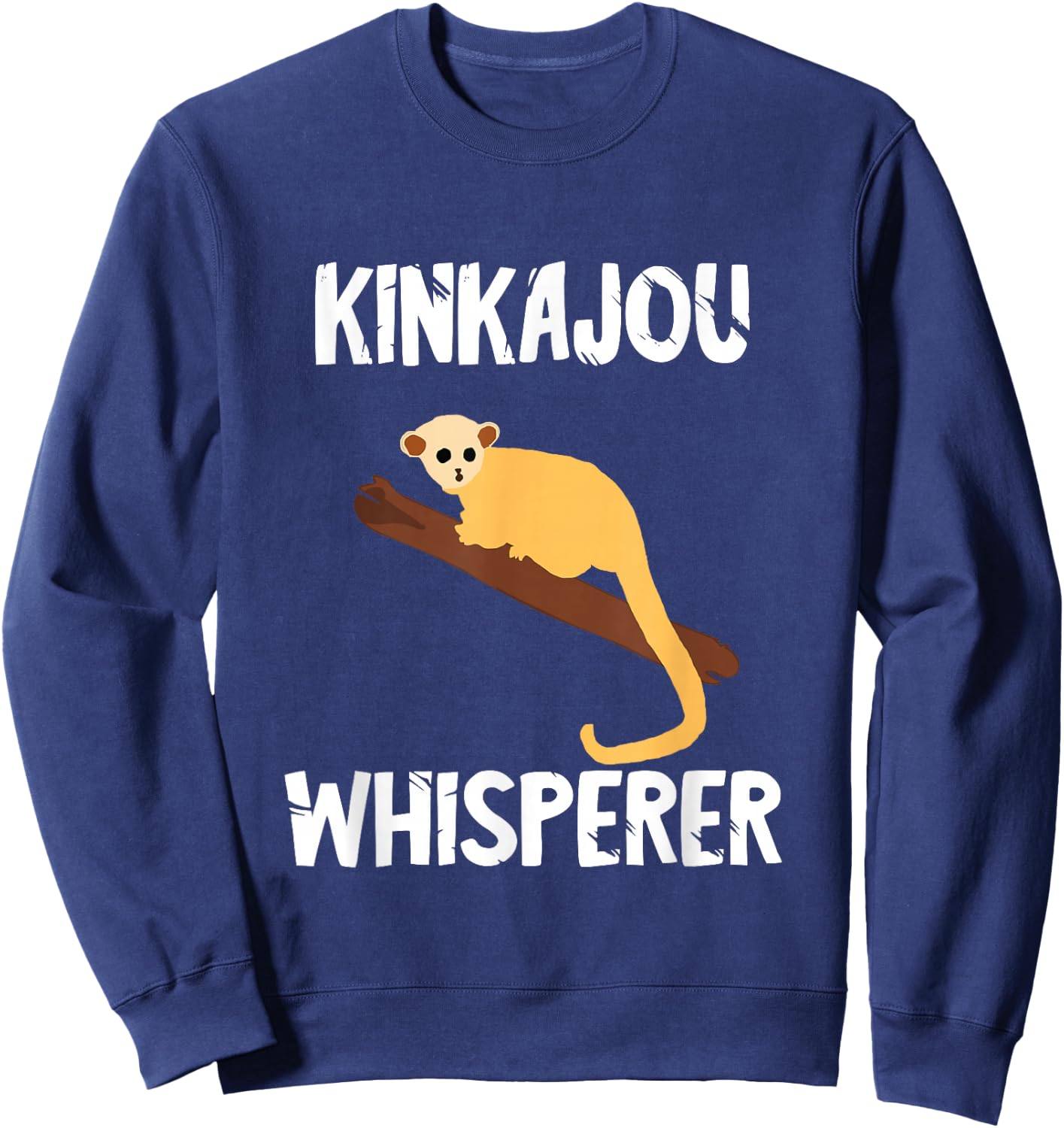 Kinkajou Whisperer Night Walkers Funny Carnivores Animals Sweatshirt - Sweatshirt | Navy