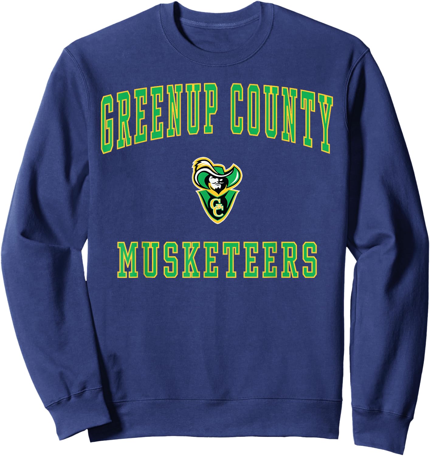 Greenup County High School Musketeers Sweatshirt - Sweatshirt | Navy