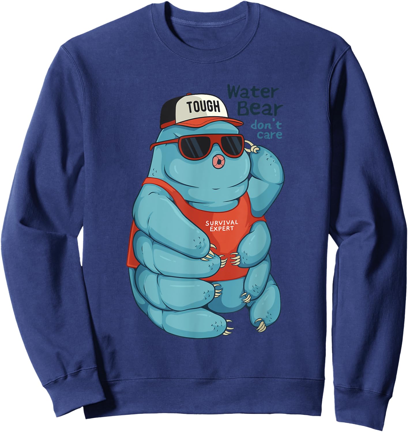 Tardigrade Waterbear Water Bear No Matter Sweatshirt - Sweatshirt | Navy