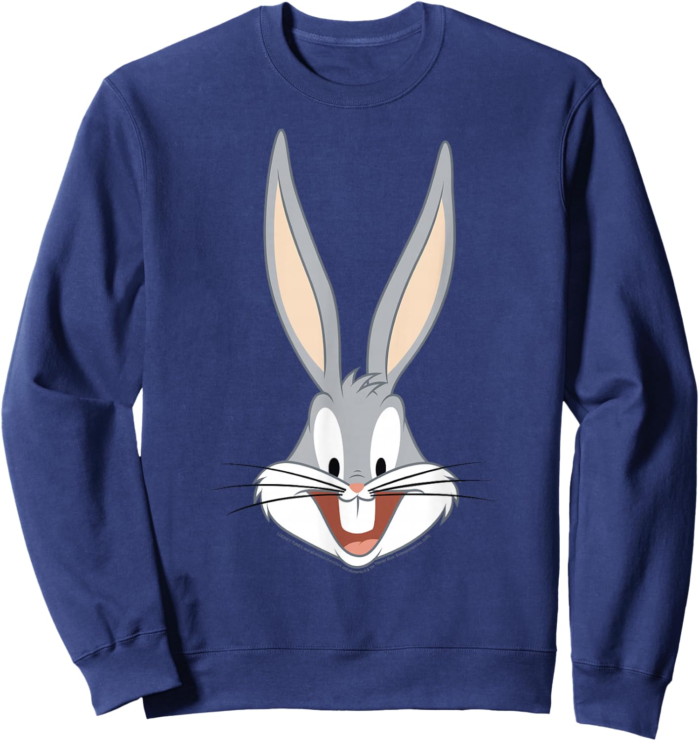 Looney Tunes Bug Bunny Big Face Sweatshirt - Sweatshirt | Navy
