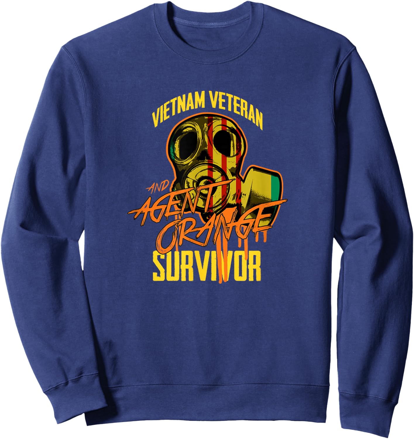 Agent Orange Survivor Sweatshirt - Sweatshirt | Navy