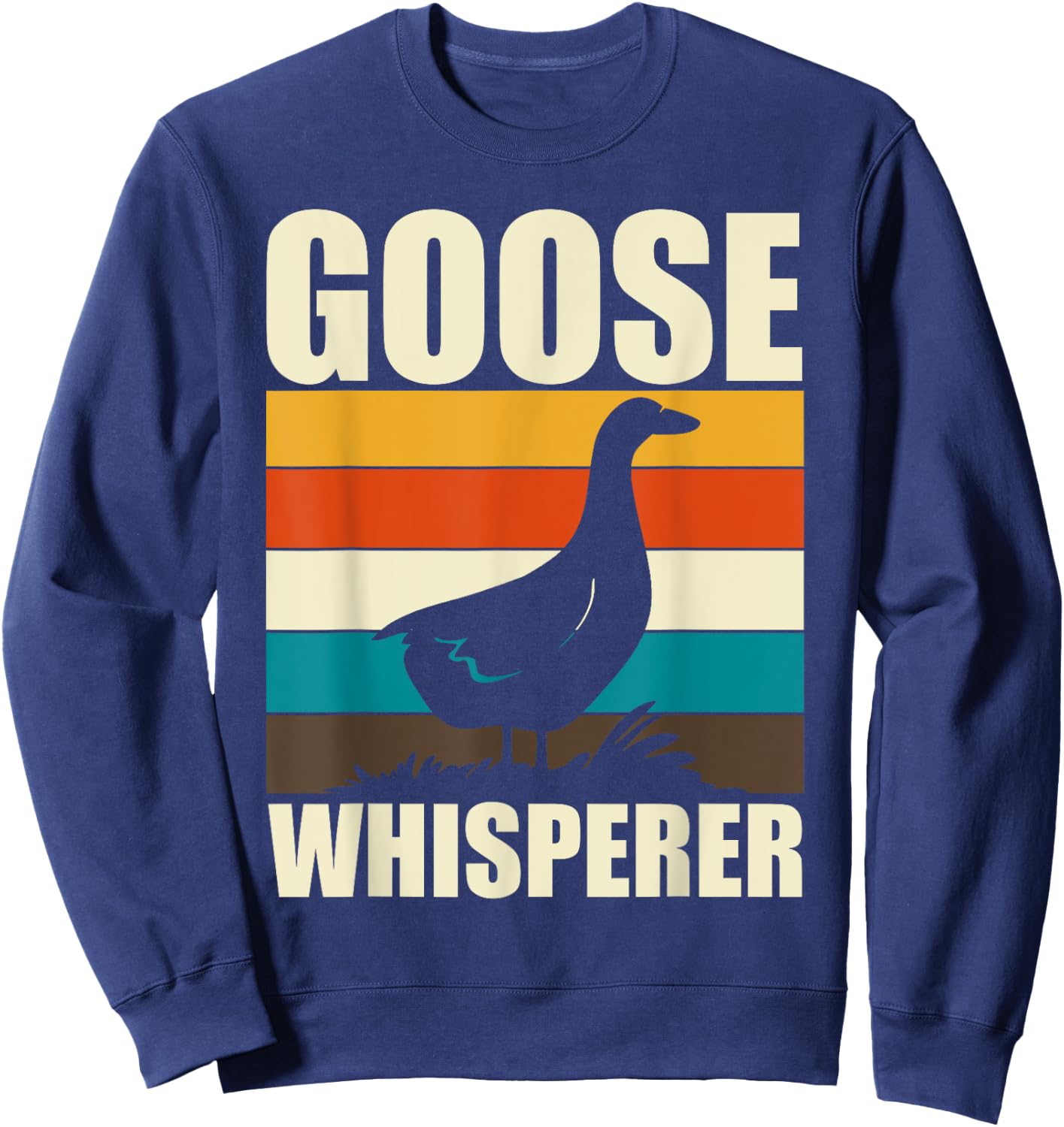 Goose Whisperer Goose Sweatshirt - Sweatshirt | Navy