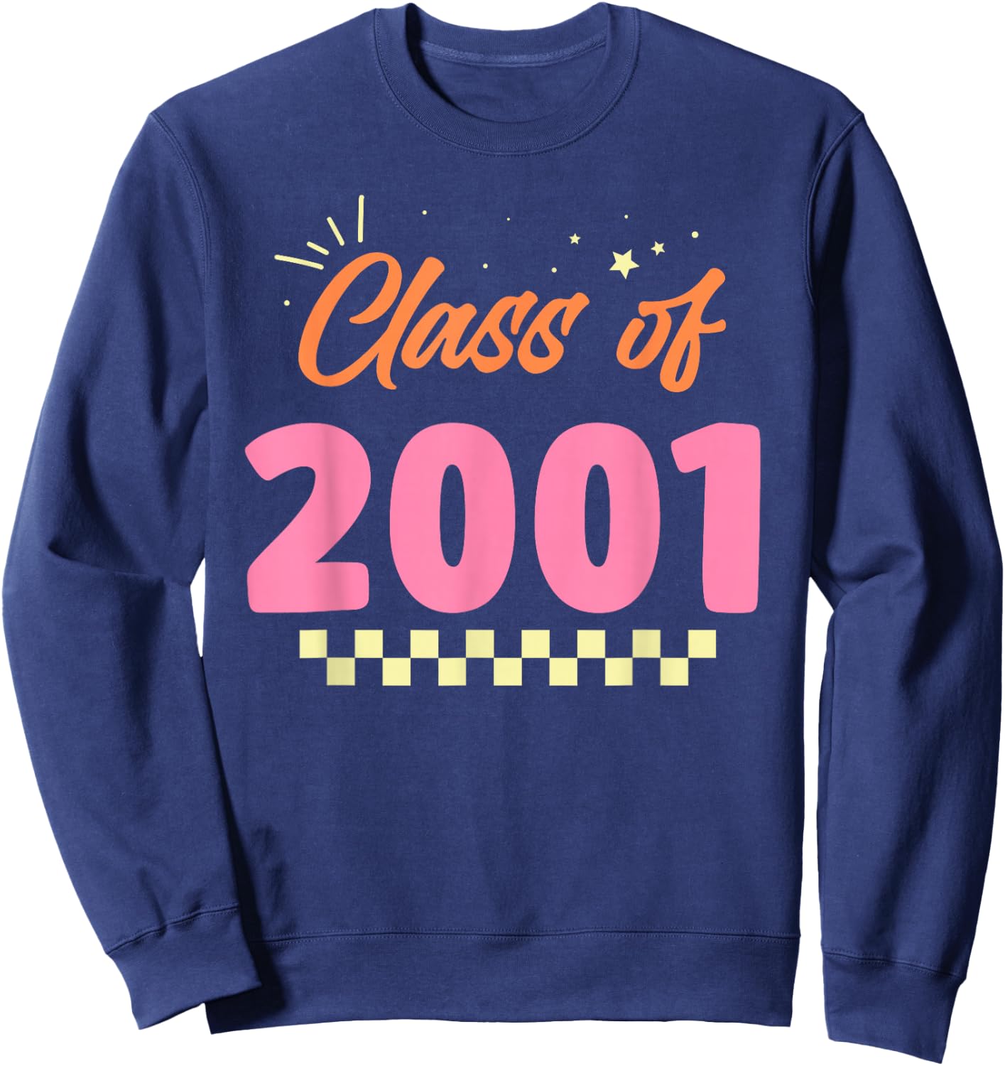 Class Of 2001 Meetup School Graduation Reunion Sweatshirt - Sweatshirt | Navy