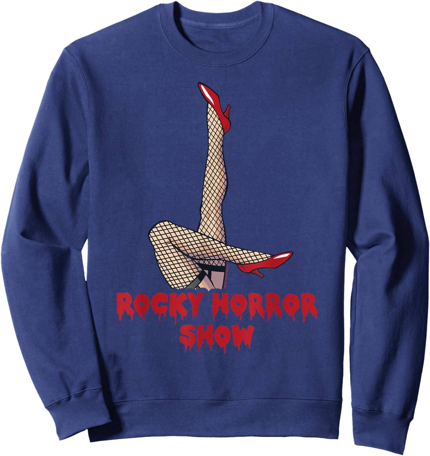 Rocky Horror Show Legs Up Logo Sweatshirt - Sweatshirt | Navy