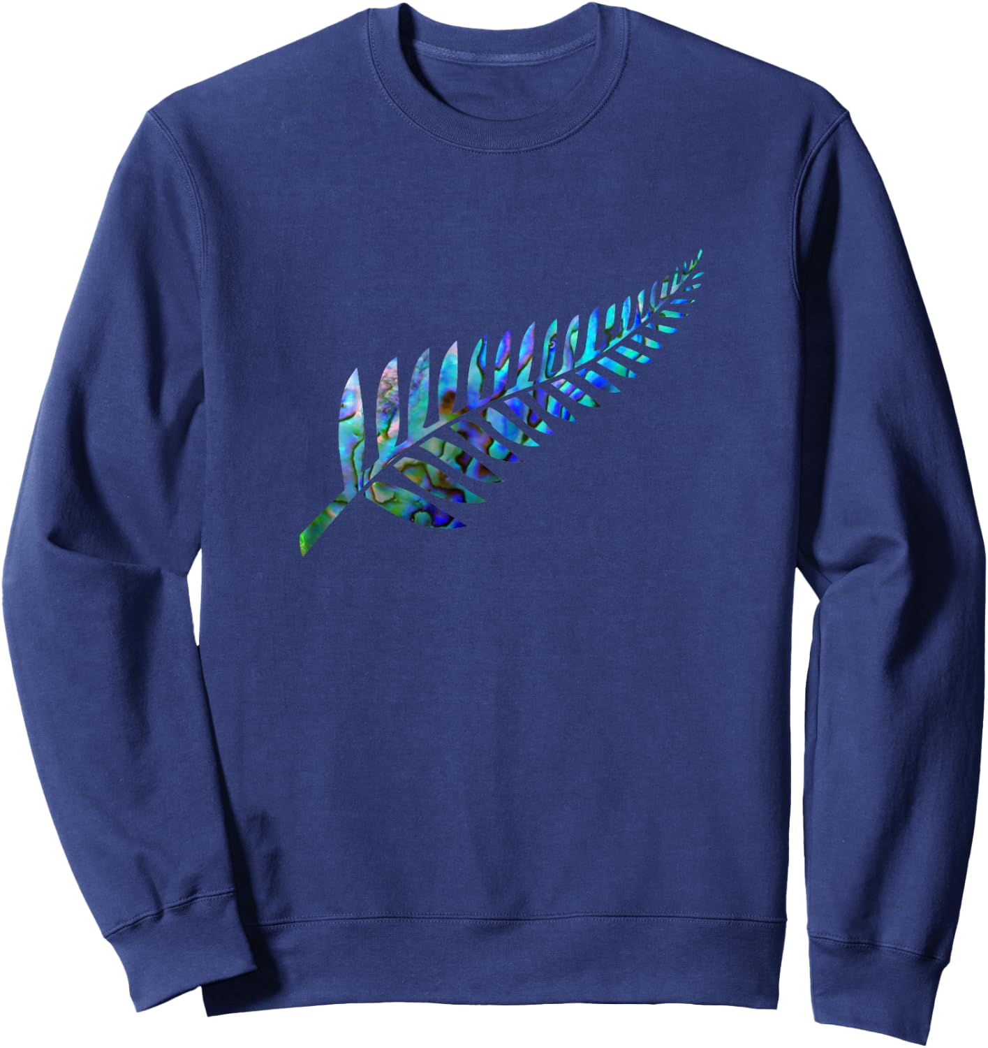 New Zealand Fern Sweatshirt - Sweatshirt | Navy