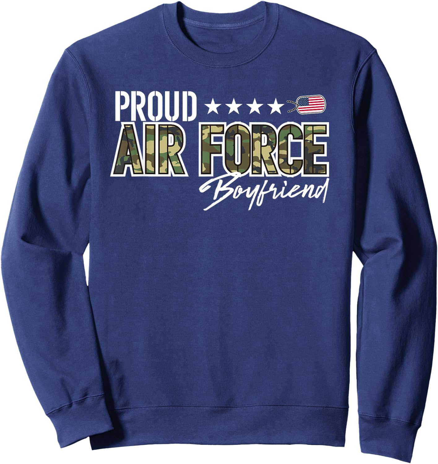 OCP Proud Air Force Boyfriend Sweatshirt - Sweatshirt | Navy