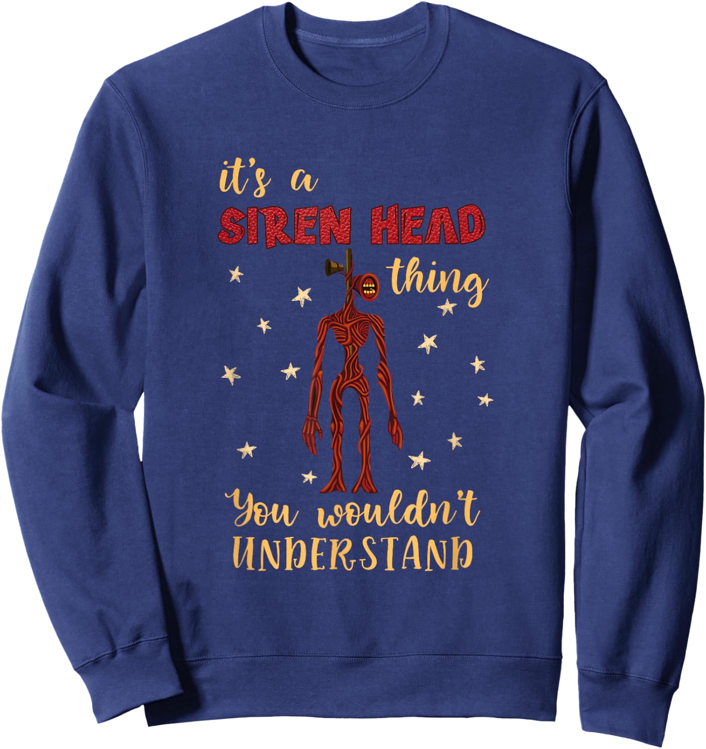 American Cryptid Siren Head Kids Sweatshirt - Sweatshirt | Navy