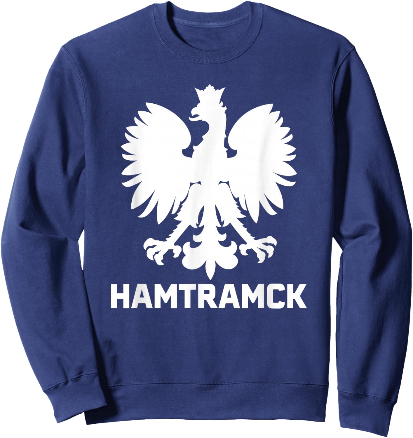 Hamtramck Michigan Polish Pride Area Code 313 Sweatshirt - Sweatshirt | Navy