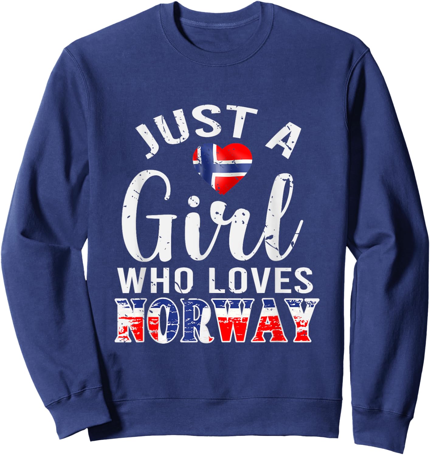 Norway Lover Norwegian Women Girls Gift Norway Sweatshirt - Sweatshirt | Navy