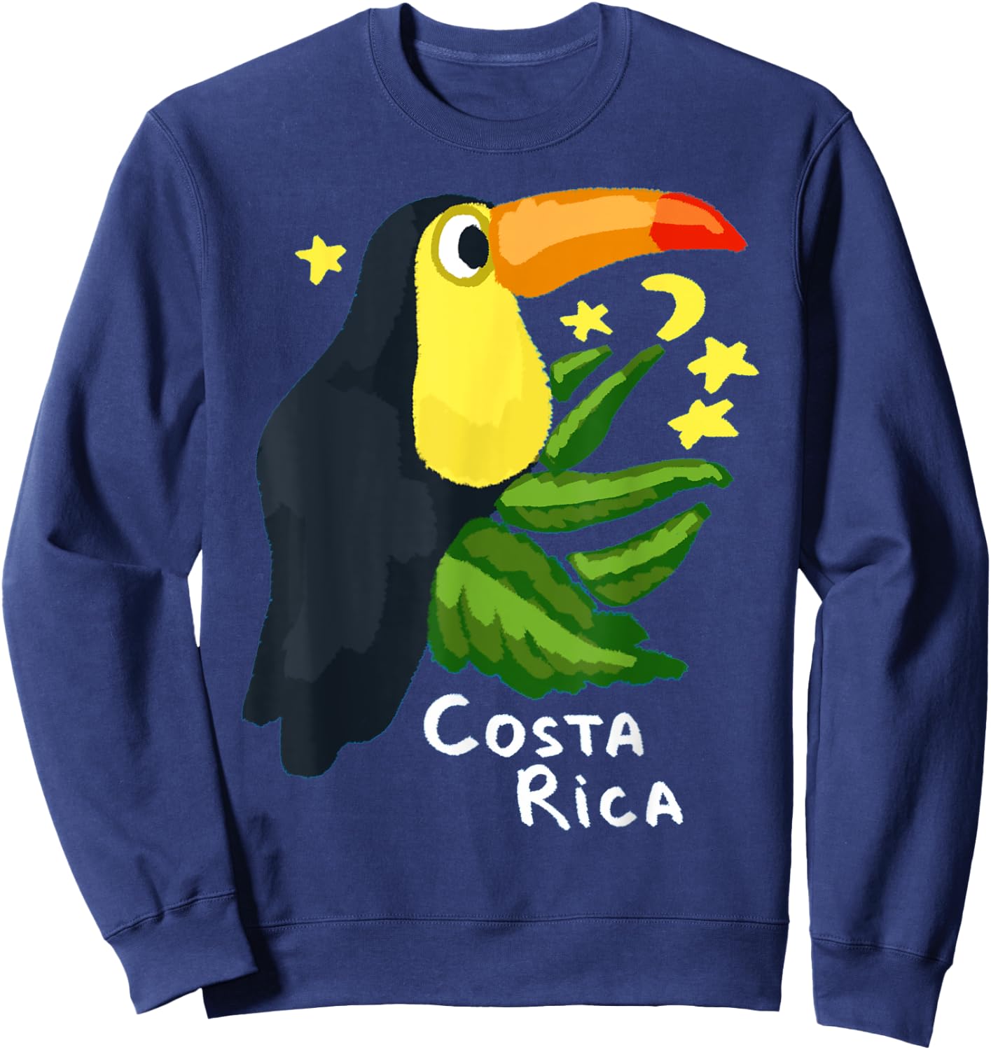 Costa Rica Toucan Bird Sweatshirt - Sweatshirt | Navy