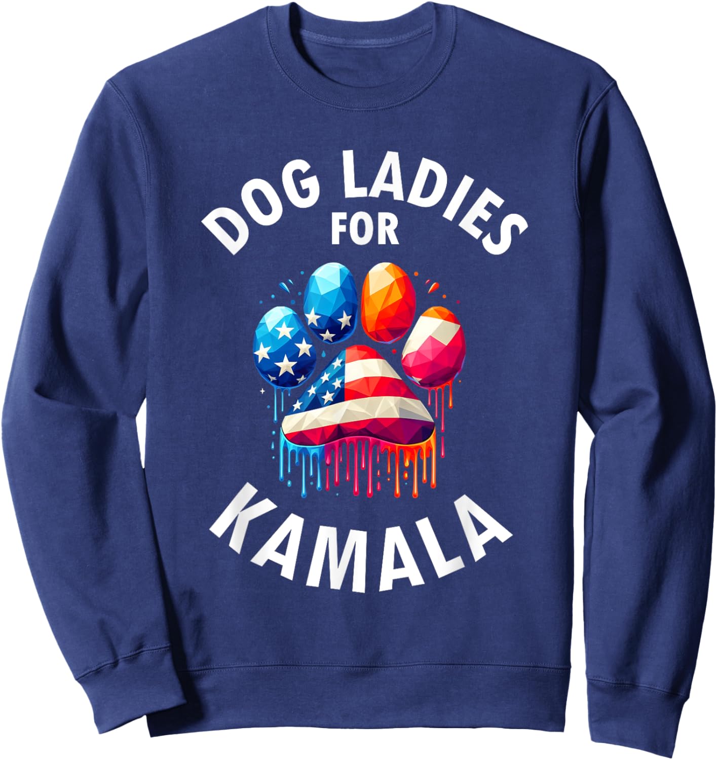 Dog Ladies For Kamala - Childless Dog Ladies Sweatshirt - Sweatshirt | Navy