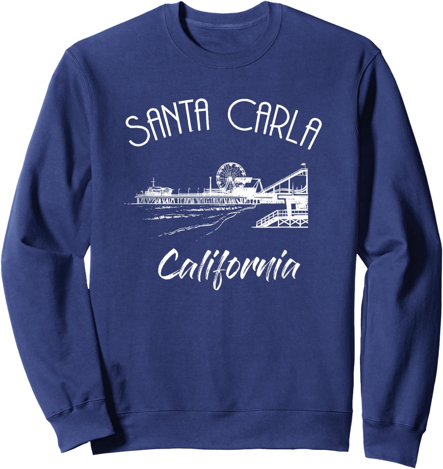 Santa Carla California - Murder capital of the world Sweatshirt - Sweatshirt | Navy