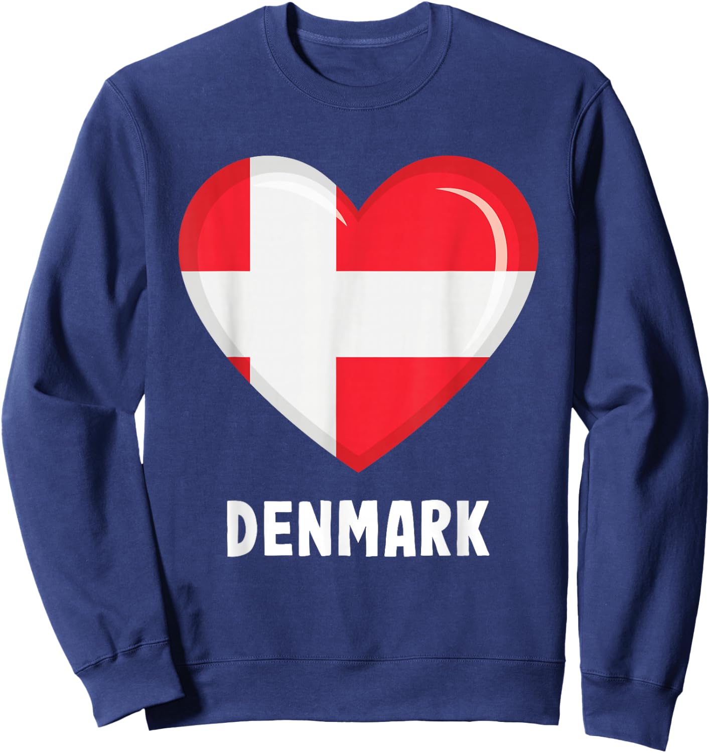 Denmark flag jersey, Danish Sweatshirt - Sweatshirt | Navy