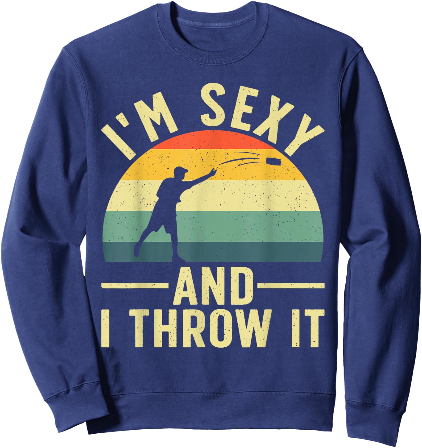 Cool Cornhole Art Women Corn Hole Player Lawn Game Sweatshirt - Sweatshirt | Navy