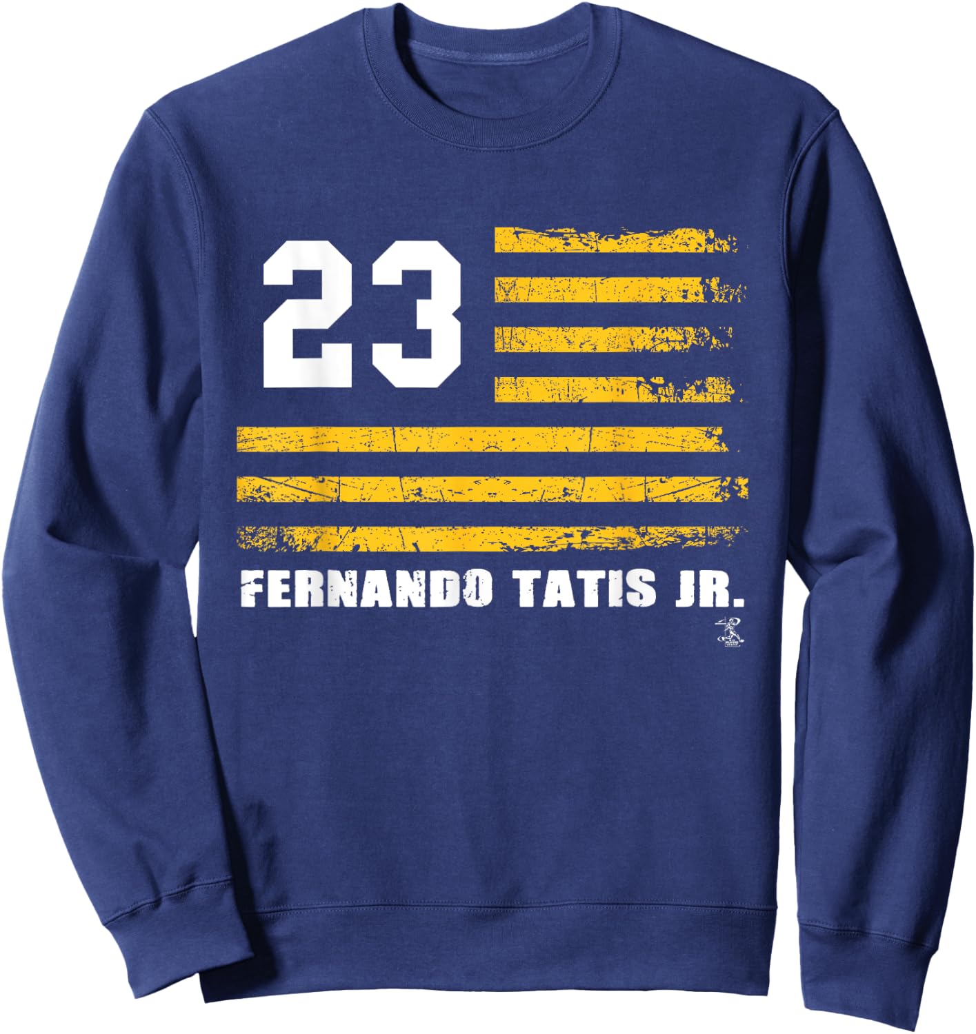 Fernando Tatis Jr Vintage Flag Gameday Sweatshirt - Sweatshirt | Navy