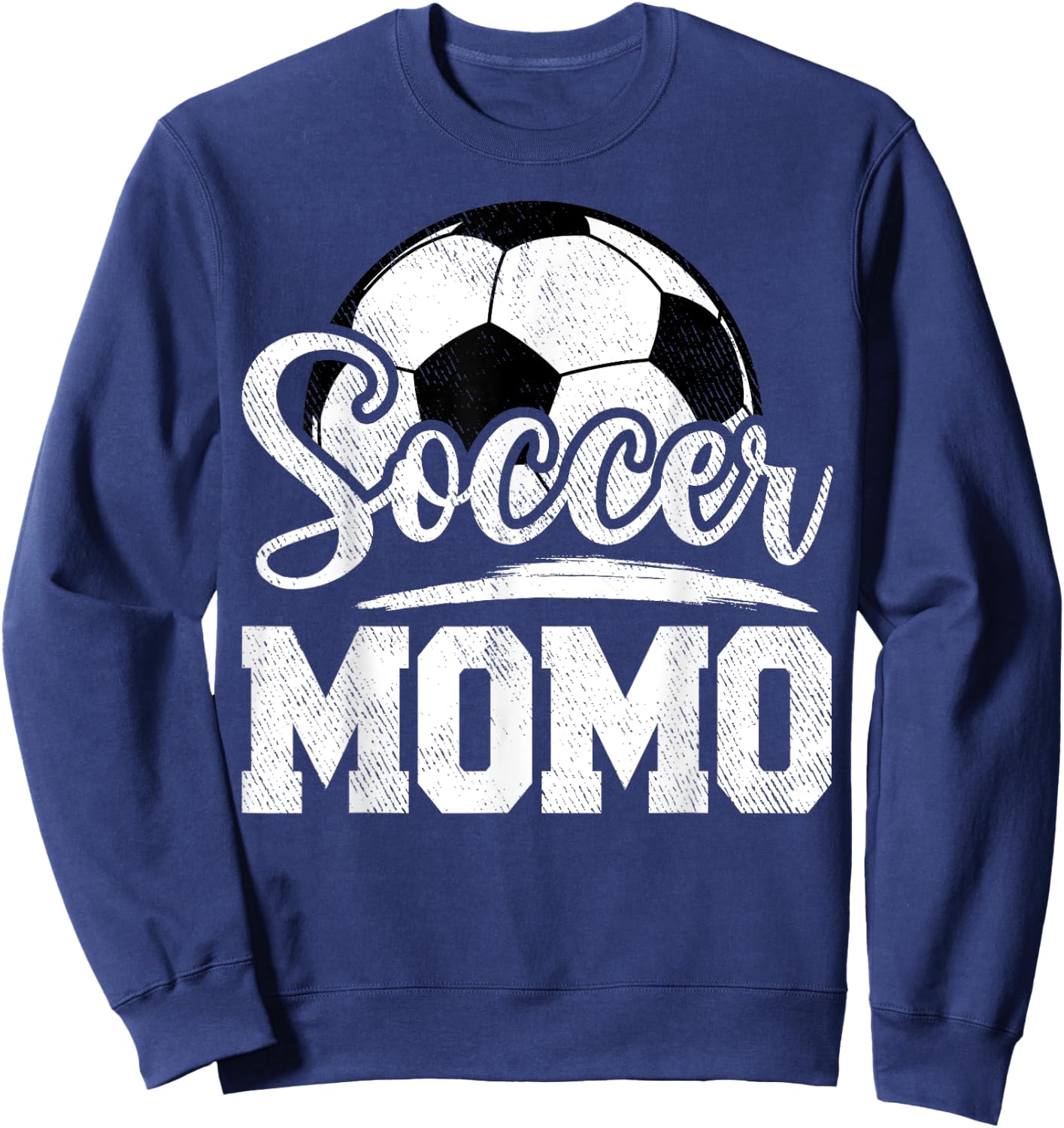 Soccer Momo Soccer Player Game Day Mother's Day Sweatshirt - Sweatshirt | Navy