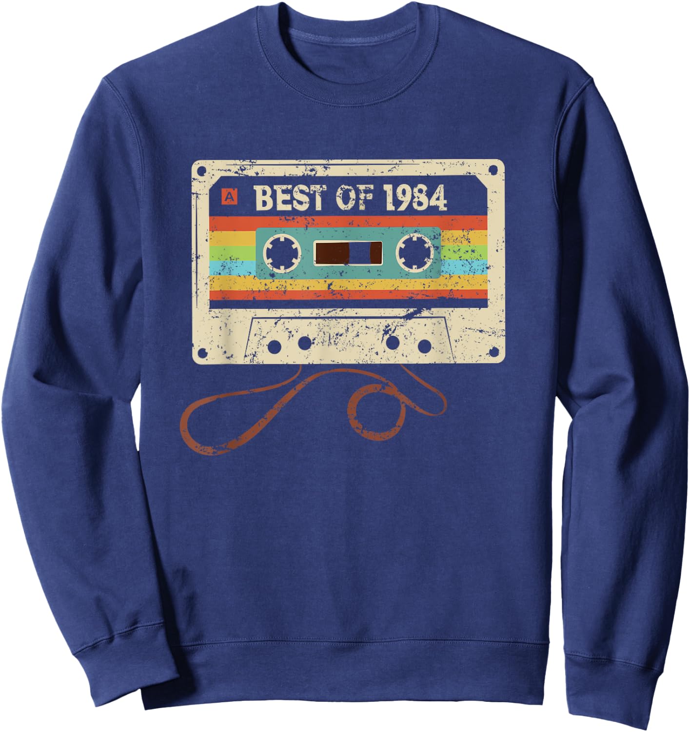 Best of 1984 Cool 41 Year Old Bday Men Women 41st Birthday Sweatshirt - Sweatshirt | Navy