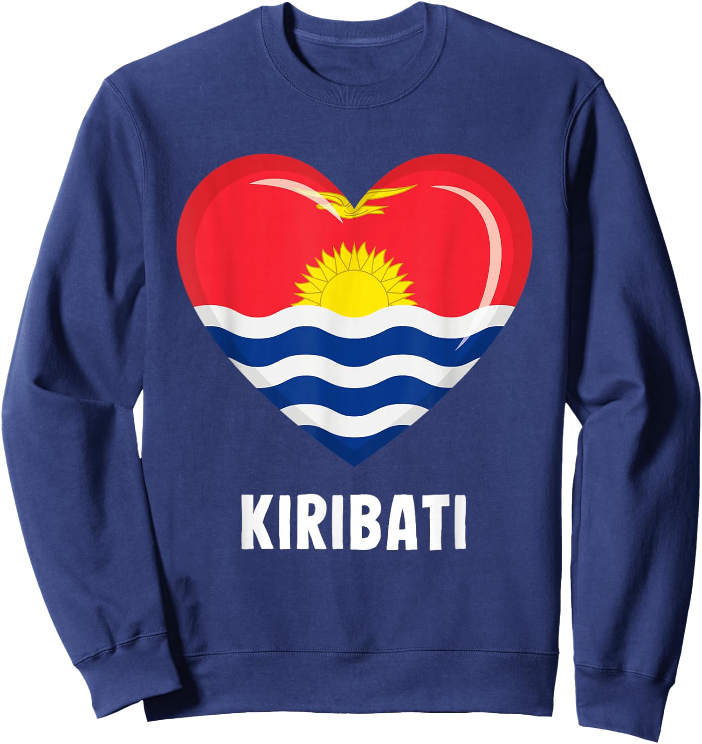 Kiribati Flag | I-Kiribati Sweatshirt - Sweatshirt | Navy