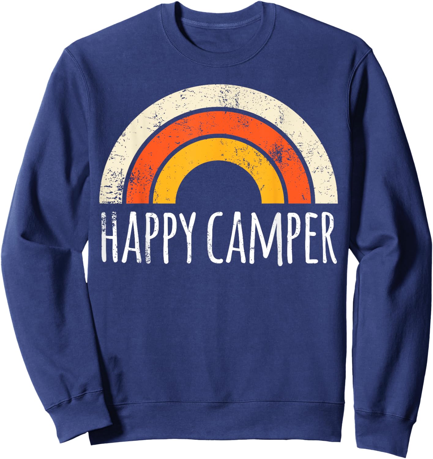 Happy Camper Shirt. Shirts Shirts Graphic Sweatshirt - Sweatshirt | Navy