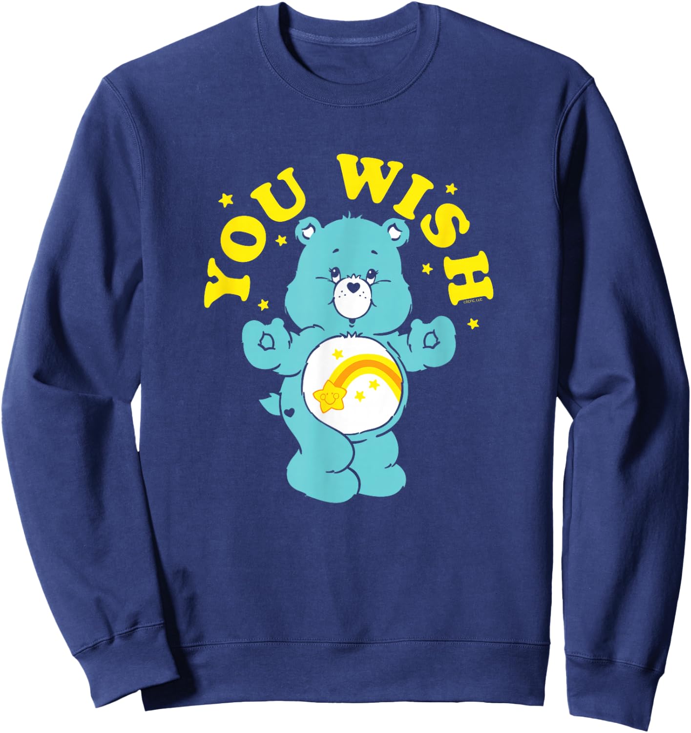 Care Bears You Wish Retro Wish Bear Cute Cartoon Sweatshirt - Sweatshirt | Navy