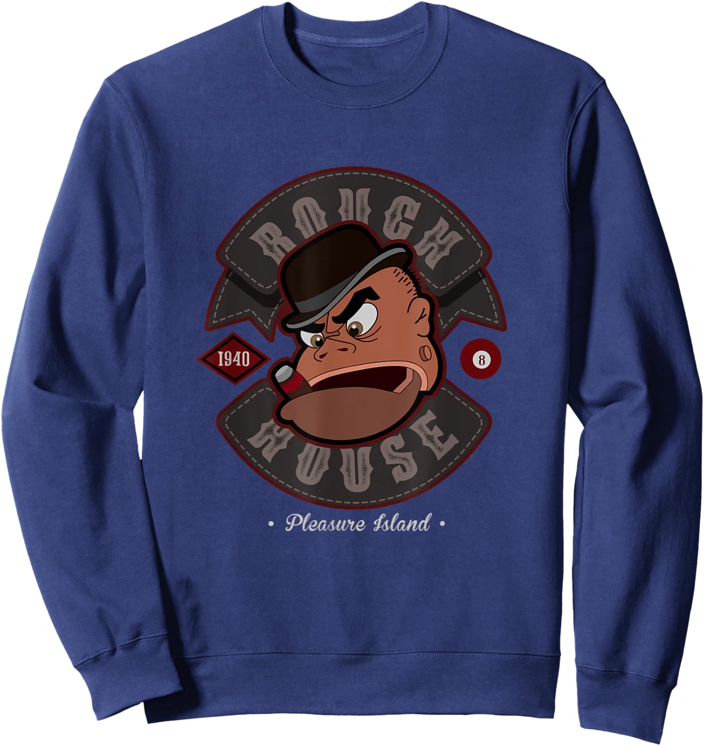 ROUGH HOUSE Brawler Sweatshirt - Sweatshirt | Navy