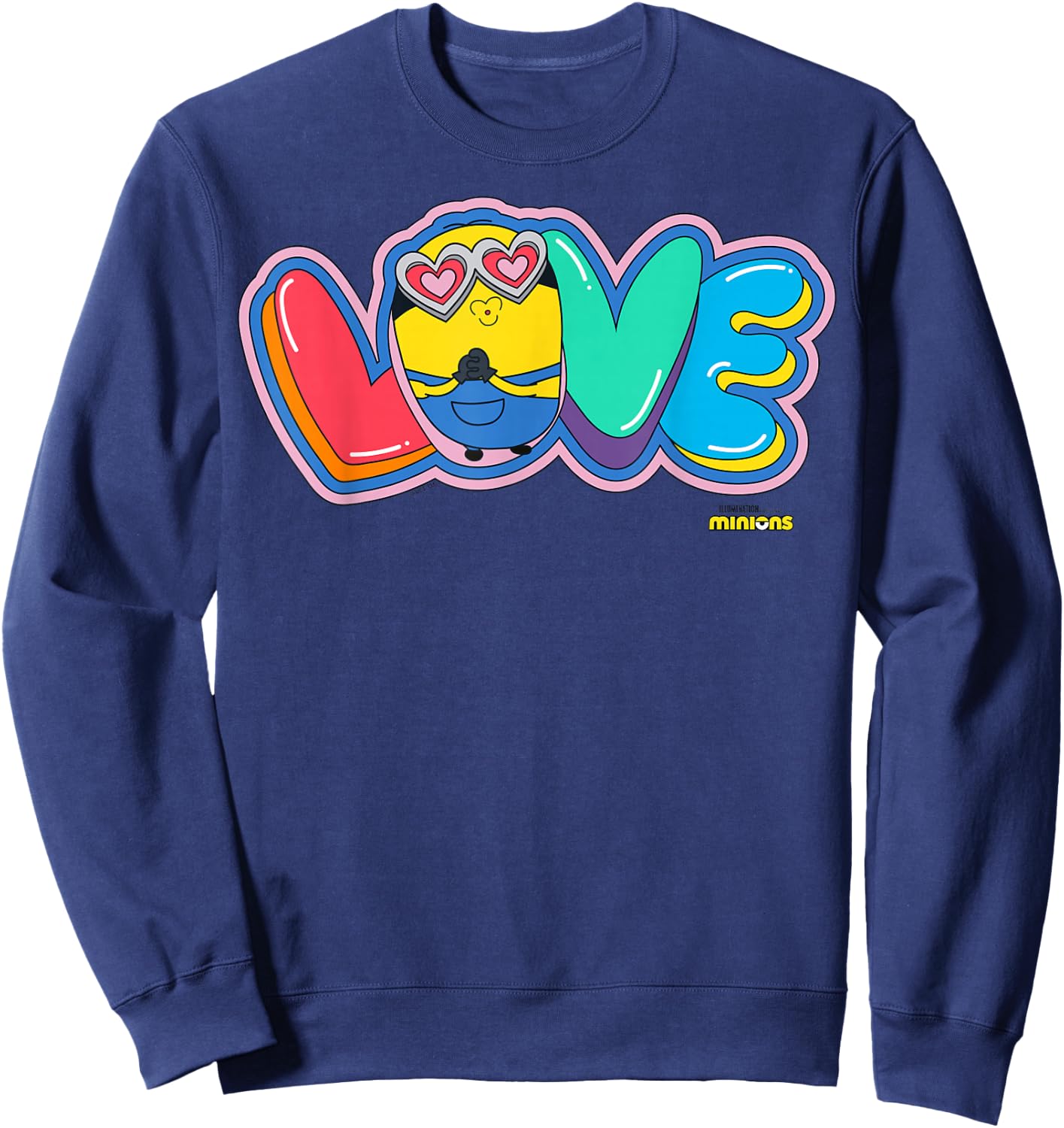 Minions Love Sweatshirt - Sweatshirt | Navy