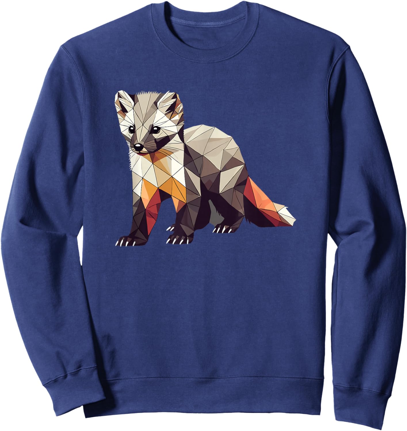 Geometric Art Tree Marten Tree Fairy Sweatshirt - Sweatshirt | Navy
