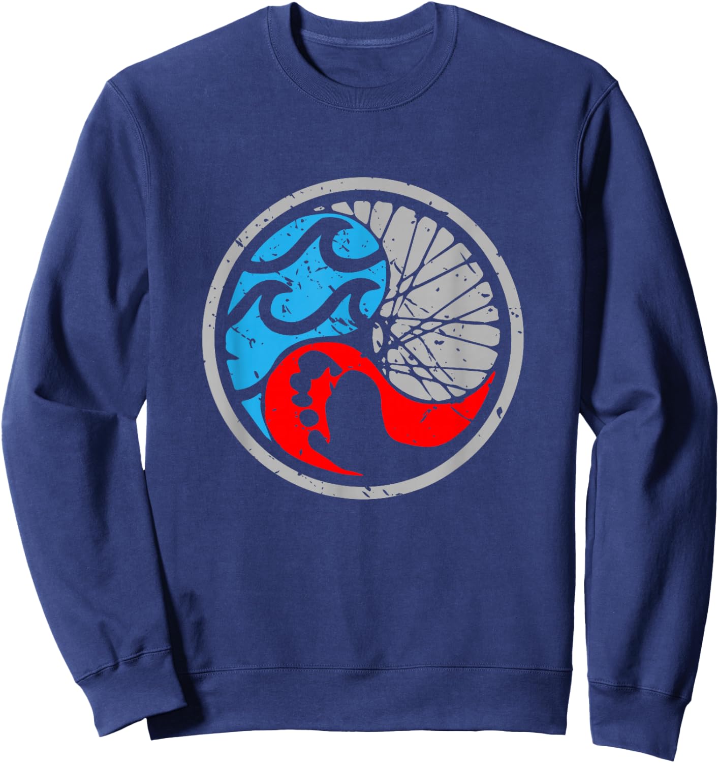 Swim Bike Run Triathlon Hobby Triathlete Gift Triathlon Small Sweatshirt - Sweatshirt | Navy