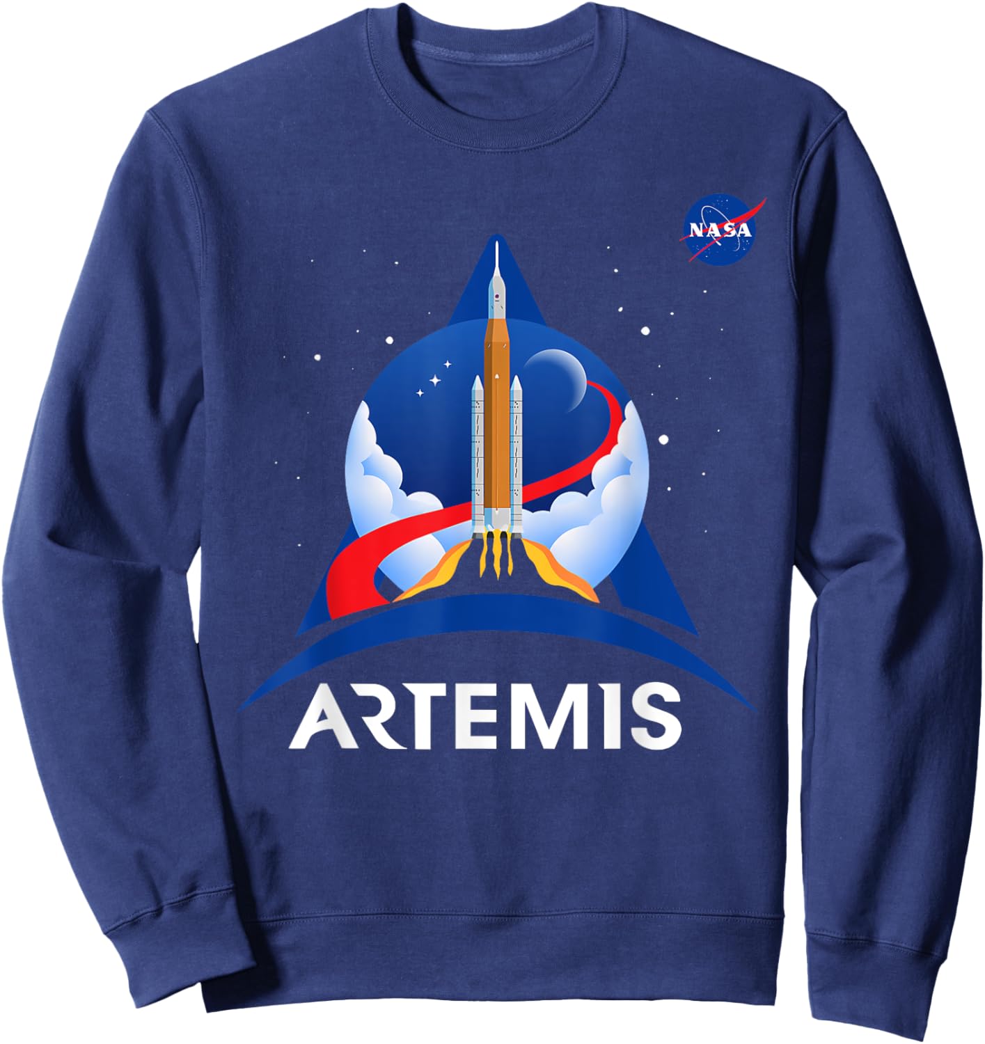 NASA Artemis Mission SLS Sweatshirt - Sweatshirt | Navy