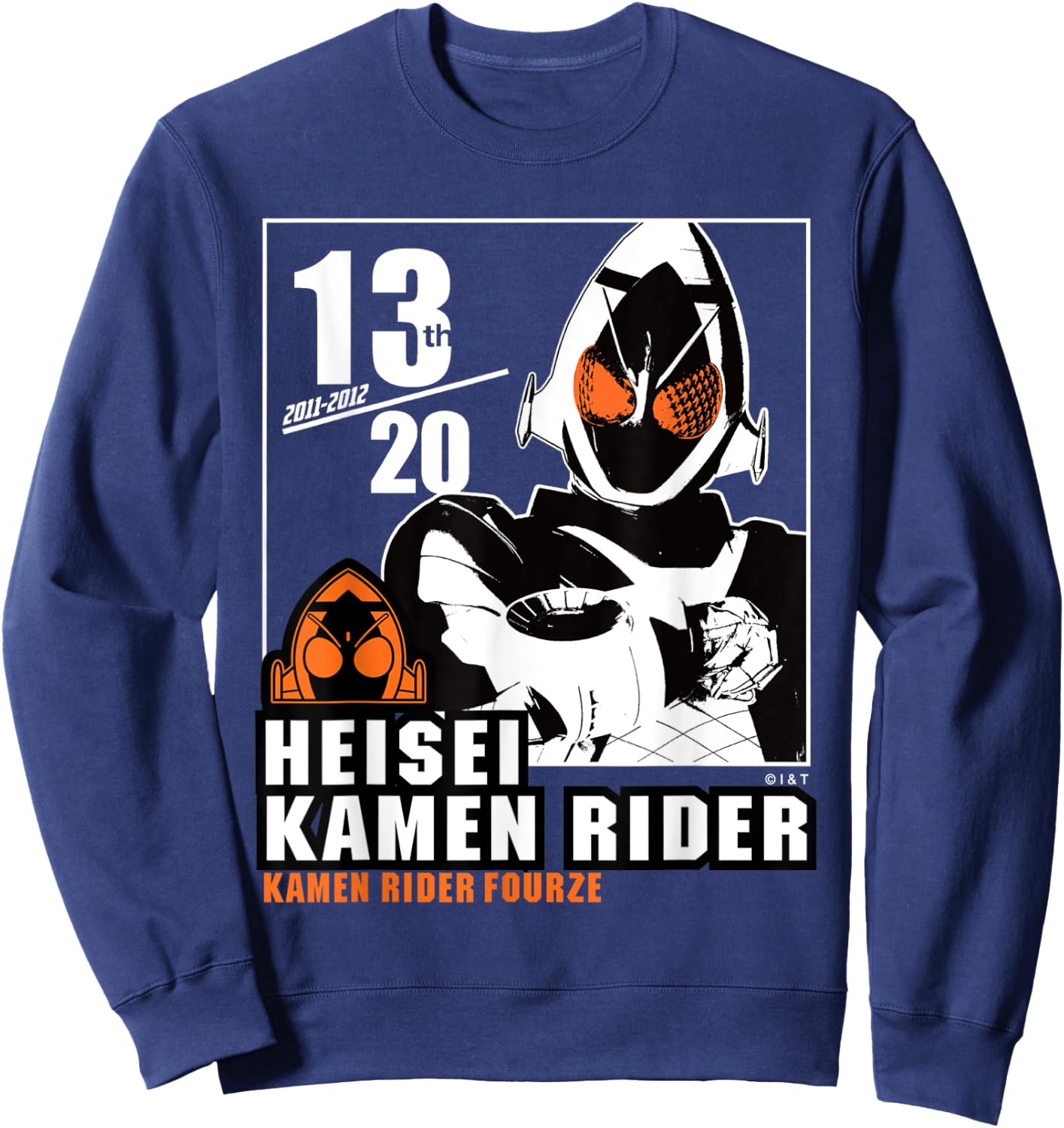Kamen Rider Fourze Heisei Rider Anniversary Sweatshirt - Sweatshirt | Navy