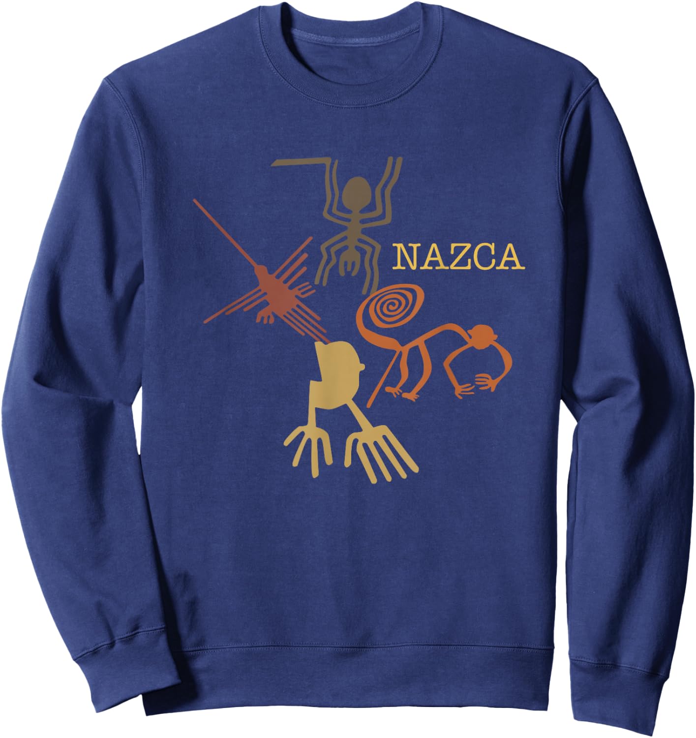 Nazca Line Peru, Peruvian Peru Sweatshirt - Sweatshirt | Navy