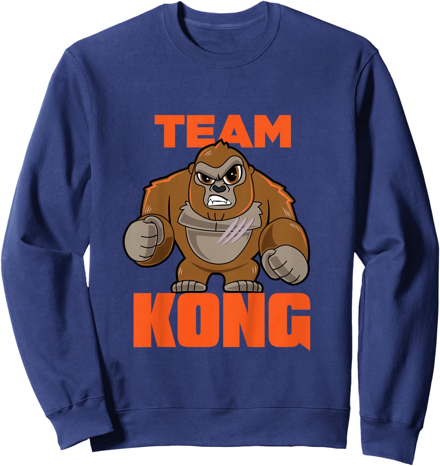 Godzilla vs Kong Official Team Kong Cute Sweatshirt - Sweatshirt | Navy