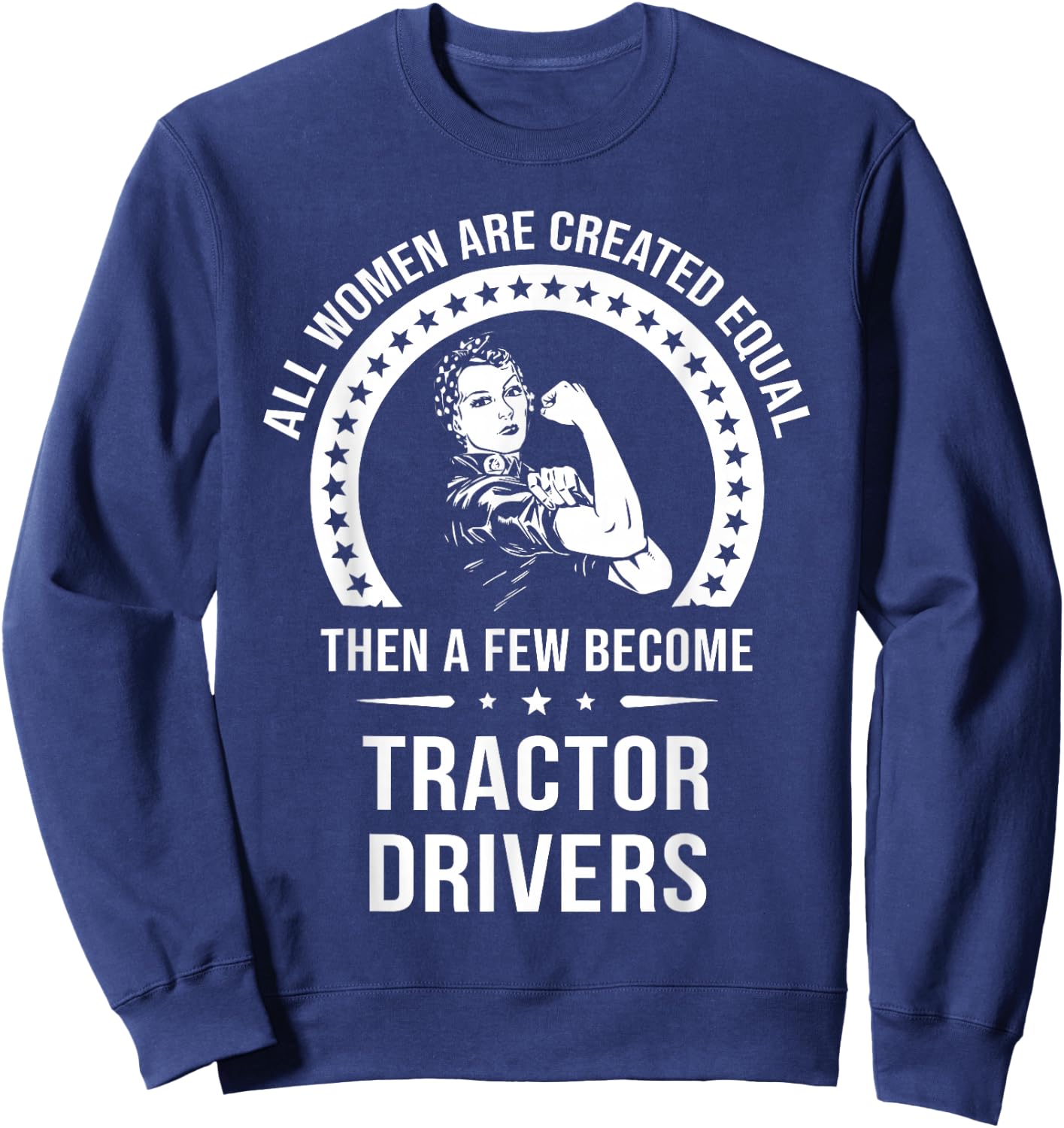 Tractor Driver Shirt | Tractor Driver Sweatshirt - Sweatshirt | Navy